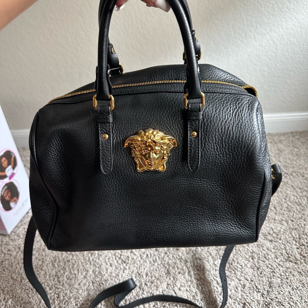 Black Versace bag